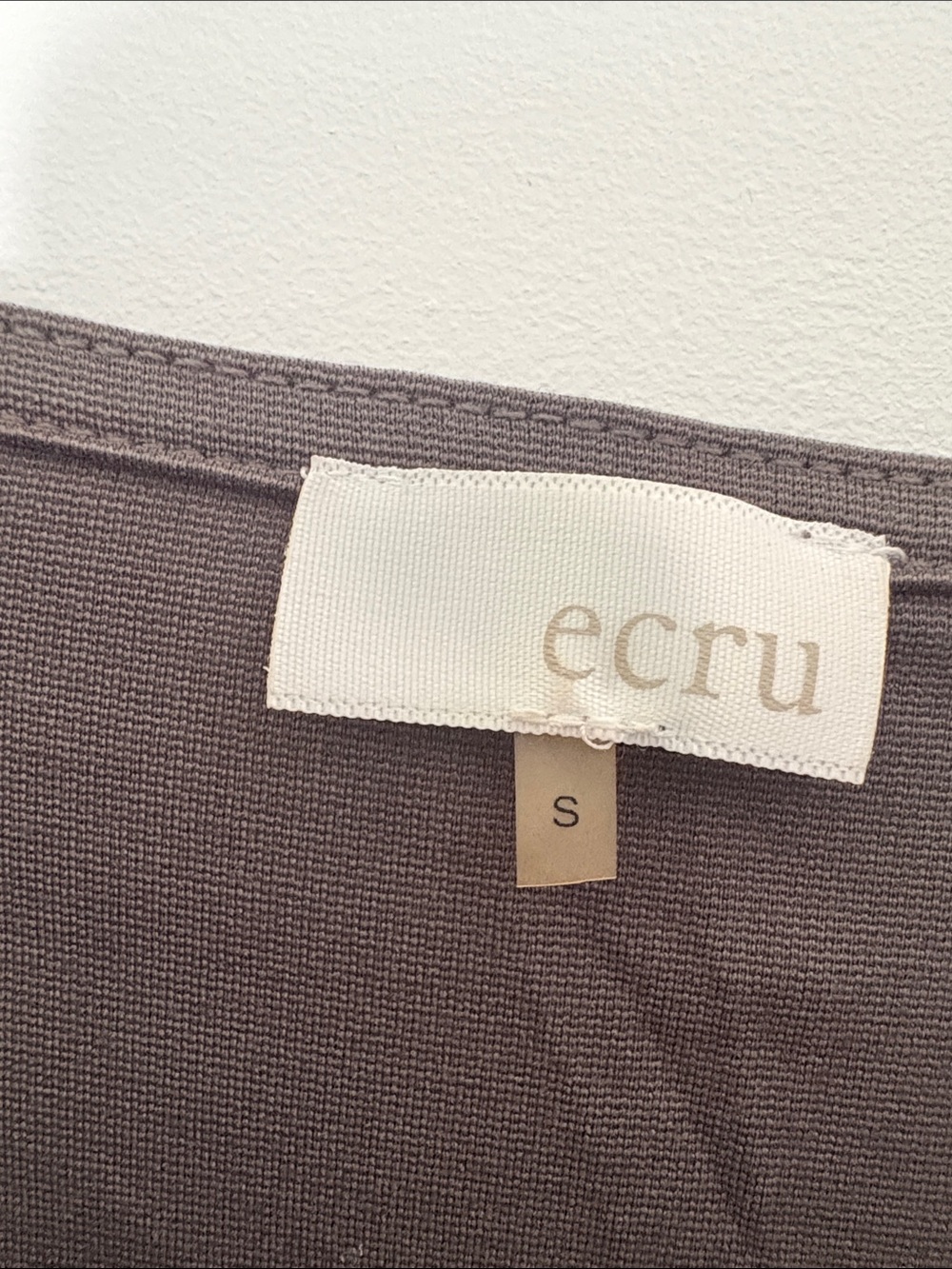 ecru Women's Tank Top in Taupe Brown